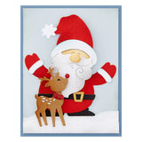 Matrices gravées Santa Hugs de la collection Holiday Hugs de Stampendous