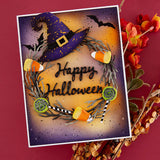 Halloween Wreath Add-Ons Etched Dies from the Beautiful Wreaths Collection by Suzanne Hue