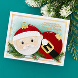 Santa’s Sippin’ Sayings Clear Stamp Set from the Merry Mug & Circle Delights Collection by Nichol Spohr