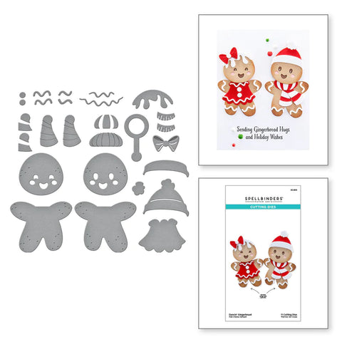 Dancin' Gingerbread Etched Dies from the Dancin' Christmas Collection