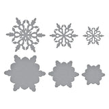 Layering Snowflakes Etched Dies from the Let It Snow Collection by Simon Hurley