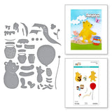 Pooh & Piglet Etched Dies from the Say Cheese Classic Pooh Collection in Collaboration with Simple Stories