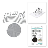 Musical Notes & Stave Pop-Up Etched Dies from the Bibi's Musical Notes Collection by Bibi Cameron