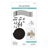 Musical Notes & Stave Pop-Up Etched Dies from the Bibi's Musical Notes Collection by Bibi Cameron