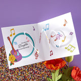 Family Musical Mix Greetings Clear Stamp Set from the Bibi's Musical Notes Collection by Bibi Cameron