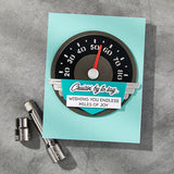 Speedometer Etched Dies from the Classic Road Legends Collection by Mindy Eggen