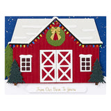 Country Christmas Barn Etched Dies from the Country Christmas Collection by Annie Williams