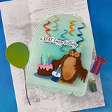 Rabbit & Owl Etched Dies  from the Say Cheese Classic Pooh Birthday Collection by Simple Stories