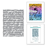 Deckled Edge Script Etched Dies from the Beautifully Imperfect Collection