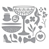 A Special Toast Etched Dies from the Happier Hour Collection