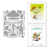 Sip Sip Ole' Etched Dies from the Happier Hour Collection