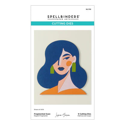 Fragmented Gaze Etched Dies by Jaycee Gaspar