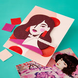 Fragmented Gaze Etched Dies by Jaycee Gaspar