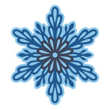 Layered Snowflakes Etched Dies by Lisa Horton