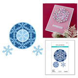 Snowflake Wreath Etched Dies by Lisa Horton