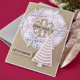 Snowflake Wreath Etched Dies by Lisa Horton
