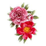 Double & Single Peonies Etched Dies by Susan Tierney-Cockburn