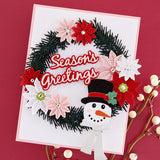 Christmas Wreath Add-Ons Etched Dies from the Beautiful Wreaths Collection by Suzanne Hue