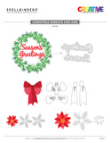 Matrices gravées pour couronnes de Noël de la collection Beautiful Wreaths de Suzanne Hue