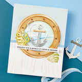 Coastal Escape View Etched Dies from the Windows with a View Collection by Tina Smith