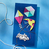 Fly a Kite Etched Dies from the Sky's the Limit Collection by Simon Hurley