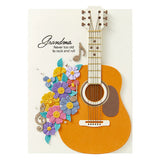 Majestic Guitar Etched Dies from the Bibi's Musical Notes Collection by Bibi Cameron
