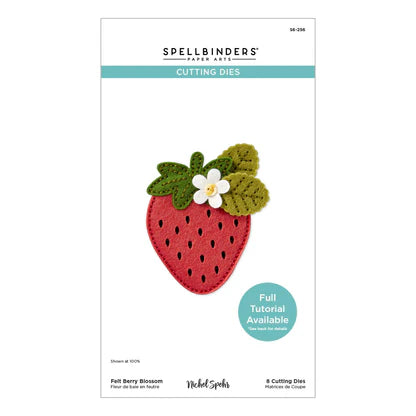 Felt Berry Blossom Etched Dies from the Summer Felt Stitch & Create Collection by Nichol Spohr