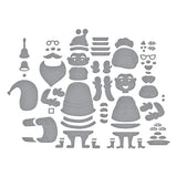 The Clauses Etched Dies from the North Pole Friends Collection by Simon Hurley