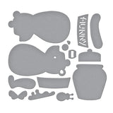 Stitched Classic Pooh Etched Dies