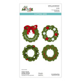 Classic Mouse Holiday Wreath Etched Dies from the Say Cheese Classic Mouse Christmas Collection