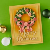 Classic Mouse Holiday Wreath Etched Dies from the Say Cheese Classic Mouse Christmas Collection