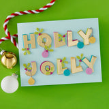 Classic Mouse Holiday Wreath Etched Dies from the Say Cheese Classic Mouse Christmas Collection