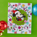 Classic Mouse Holiday Wreath Etched Dies from the Say Cheese Classic Mouse Christmas Collection