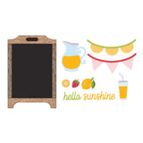 Pink Lemonade Stand Etched Dies with Simple Stories