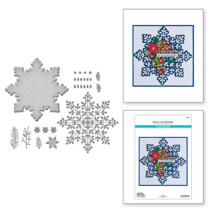 Snowflake Card Creator Etched Dies from the Bibi's Snowflakes Collection by Bibi Cameron