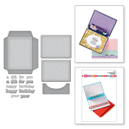 A2 Gift Card Holder and Envelope Etched Dies from the All the Sentiments Collection by Stampendous