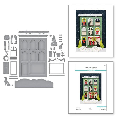 City Holiday Etched Dies from the City Holiday Collection by Yana Smakula