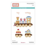 Gingerbread Train Etched Dies from the Candy Christmas Collection by Stamperia