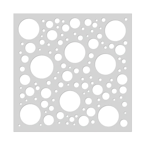 Large Sprinkled Dots Stencil