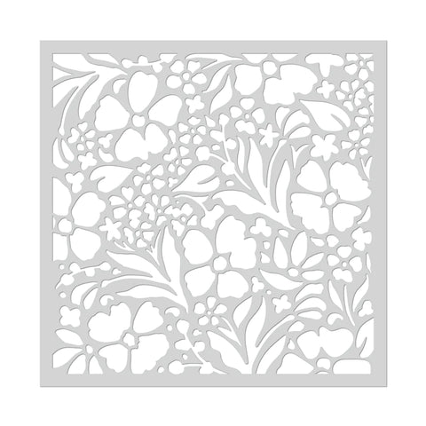 Floral Garden Stencil