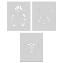Color Layering Folk Art Stencils