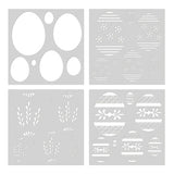 Color Layering Decorative Eggs Stencils