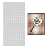 Hero Arts Houndstooth Layering Stencils from the Case Closed Collection