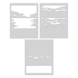 Hero Arts Color Layering Harbor Stencils from the Seaside Blooms Collection