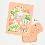 Hero Arts Lotus Field Layering Stencil Set