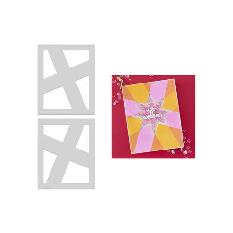 Hero Arts Color Layering Star Stencils from the Very Merry Collection