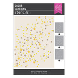 Hero Arts Color Layering Scattered Stars Stencils from the Hocus Pocus Collection