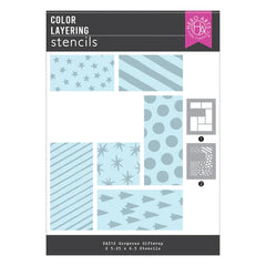 Hero Arts Gorgeous Giftwrap Layering Stencils from the Best Gift Ever Collection