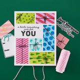 Hero Arts Gorgeous Giftwrap Layering Stencils from the Best Gift Ever Collection