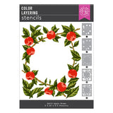 Apple Frame Color Layering Stencils from the I Pick You Collection